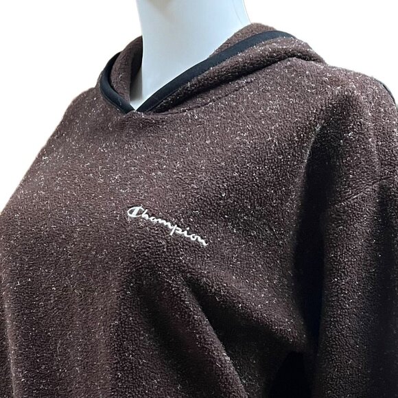 Champion Brown Hooded Sweater Mens Size XL (E10110) - Picture 3 of 8